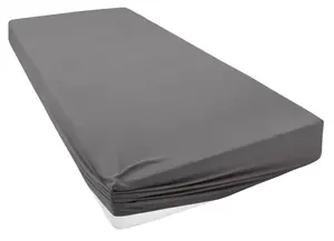 Простыня на подкладке для дома "Cremona", в свойствах: хлопок с эластаном или лен, премиум качество, размеры от 90х200 см Home affaire 90х200 см, 1 шт., цвет anthrazit