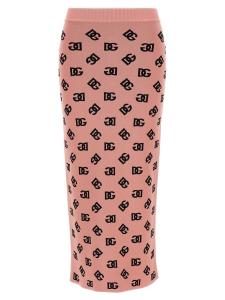 Прямая юбка DOLCE & GABBANA, розовый