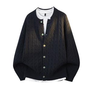 Кардиган Unisex V-образного выреза Moderate VanCamel, темно-синий