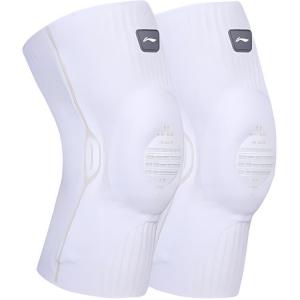 Горные баскетбольные фитнес-наколенники Unisex из полиэстера, полиамида, эластана и силикона LINING, белый