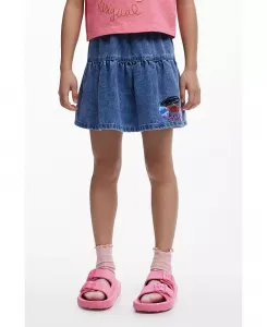 Джинсовая мини-юбка Cherry для девочек Desigual, синий