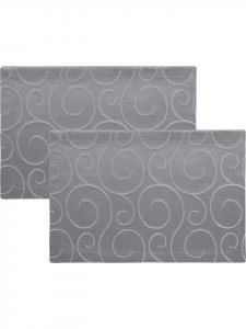 Erwin Müller Жаккардовые салфетки из смесовой хлопковой ткани, комплект из 2 штук, Оберхаузен, серого цвета