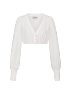 Блузка Charlotte с длинными рукавами в стиле дирндль кремового цвета Nübler