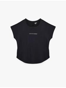 Футболка SS черного цвета KOTON