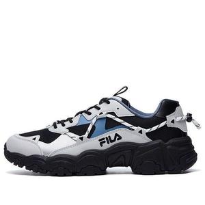 Кроссовки fluid low tops black gray blue Fila, черный