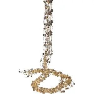 Светодиодная гирлянда Рождественский декор для улицы, 700 лампочек, 5 м соединительный кабель Am Design, серебристый