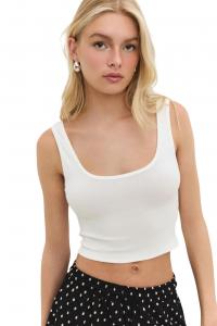 No Matter What Топ белого цвета