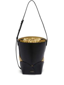 Jil Sander кожаная сумка-ведро, черный