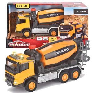 Автомобиль Volvo Бетономешалка Бетономешалка свет/звук Majorette