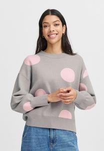 Джемпер b.young BYOMME, Light Grey Melange Mix/Grey