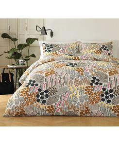 Комплект постельного белья Pieni Letto из хлопка, 3 предмета, размер King Marimekko, мультиколор