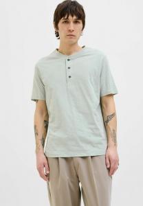 Базовая футболка BLUNIXS HENLEY Jack & Jones PREMIUM, мятный