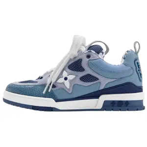 LOUIS VUITTON Низкие кроссовки для скейтбординга Skate мужские blue