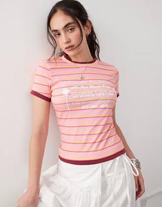 COLLUSION двухслойная детская футболка с графическим принтом