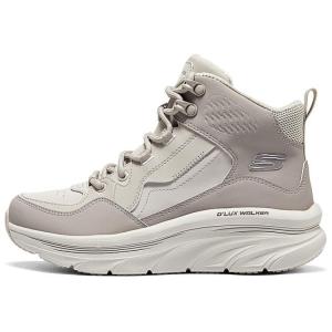 Современная комфортная кроссовки женские для жизни с высоким берцем Skechers, цвет Nude Pink