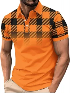 Мужская поло с коротким рукавом и воротником