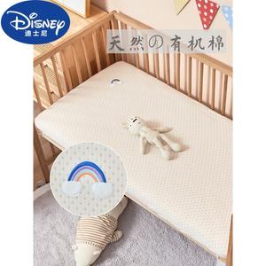 Disney Простыня на резинке 110х65 см из органического хлопка, цвет Rainbow Rice White