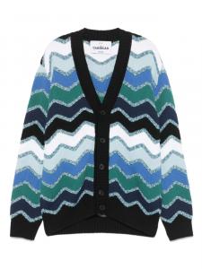 Кардиган с узором зигзаг Missoni, синий