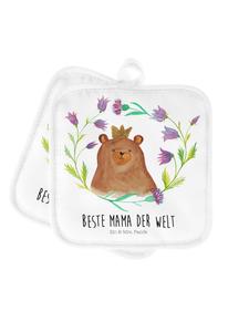 Mr. & Mrs. Panda Подставка под горячее «Королева Белого Медведя» с надписью