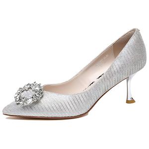 Женские туфли на высоком каблуке Silver RED DRAGONFLY, серебряный