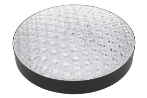 Светодиодный потолочный светильник Novel, 50x12 см, прозрачный/черный