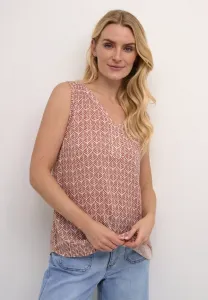 Топ с принтом kaamber Kaffe, Dusty Red Chalk Leaf