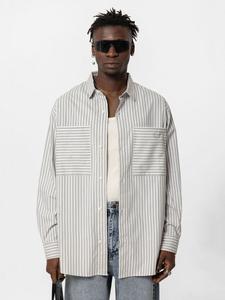 Удобная рубашка на пуговицах VAMOS CLO Everett, серый