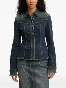 Джинсовая рубашка на пуговицах Miss Sixty, синий