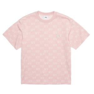 MLB Футболка унисекс New York Yankees/Light Pink TSM01 Crew Neck Moderate