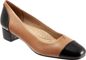 Туфли Trotters Daisy, Tan Leather/Black Patent VegSee Less