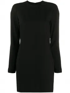 Платье мини с бусинами DSQUARED2, черный