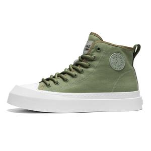 Износостойкие поддерживающие высокие кроссовки из холста мужские ENRICO COVERI, Классический черный