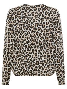 Рубашка с длинными рукавами Clara бежевого и черного цветов Olsen