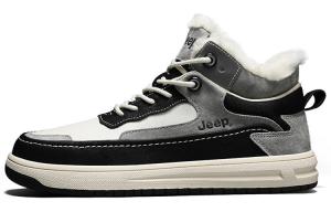 Jeep Джипские зимние ботинки мужские, Черный/Серый
