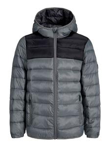 JACK & JONES Junior Стеганая куртка "Wilson" серого цвета