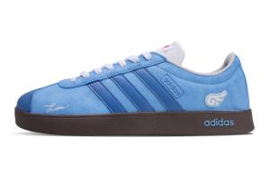 Adidas Neo Кроссовки для скейтбординга VL Court Lifestyle Sky Wing Words с антискользящим покрытием, износостойкие, синие, унисекс