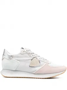 Кроссовки со вставками Philippe Model Paris, серый