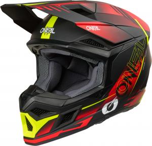 Мотокроссовый шлем Oneal 3srs haze, Black/Red/Yellow