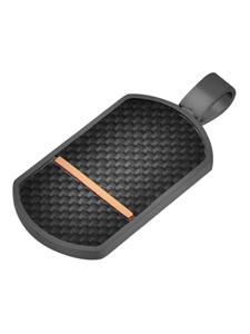 Adeliás Подвеска унисекс из нержавеющей стали белого цвета