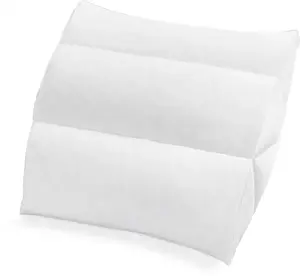 Перьевая подушка Haeussling "BodyPerfect ModernLine", наполнитель: 70% перо, 30% пух (1 штука), идеально подходит для тех, кто спит на животе 80х80 см, белый