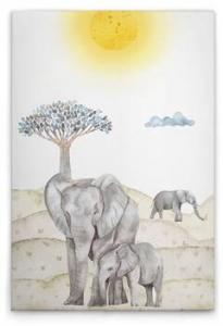 Картина на холсте A.S. Création Safari Squad 2 цвет beigeblaubraungrauweiß