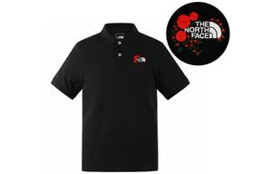 Рубашка поло унисекс черная The North Face, черный