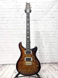 PRS Custom 24 Piezo 10-Top черно-золотой взрыв 2024