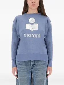 Свитшот с логотипом Marant Étoile, синий