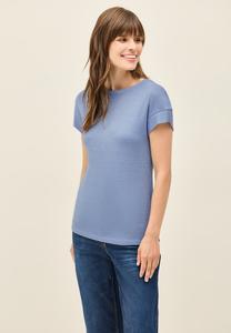 Футболка Cecil MIT GLITZERDETAILS, Blau/Blue