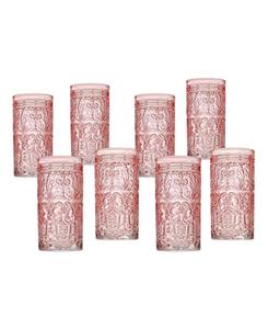Набор из 8 бокалов для коктейлей Jax Highball Godinger, розовый