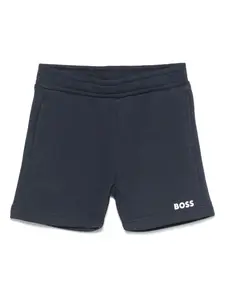 Шорты с логотипом BOSS Kidswear, синий