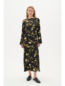 Платье CassIW Feminine Form в черном цвете с таинственным цветком InWear