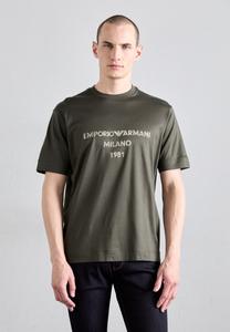 Футболка с принтом Emporio Armani, черный