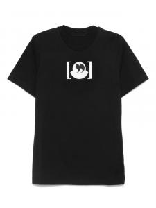 Футболка из хлопка Moncler, черный